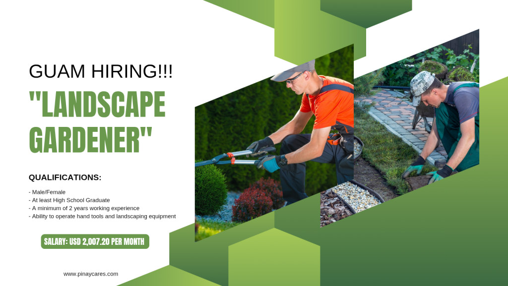 Venture Management Systems International Corporation is looking for Landscape Gardener’s bound to Guam
