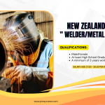 PNI International Corp. is looking for Welder/Metal Fabricator’s bound to New Zealand