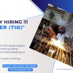 Filipinas-Global Multi-Services Inc. is looking for Welder’s (TIG) bound to Norway