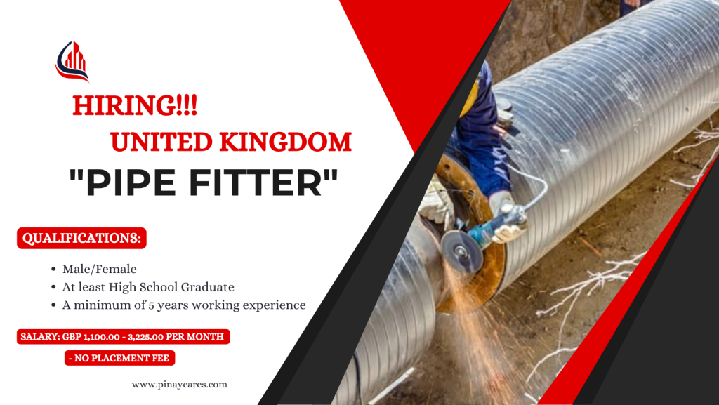 Magsaysay Global Services, Inc. is looking for Pipe Fitter’s bound to United Kingdom