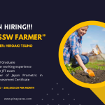 JobsConnect Manpower Agency, Inc. is looking for TITP & SSW Farmer’s bound to Japan