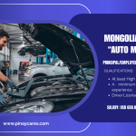 MEC International Manpower Resources Incorporated is looking for Auto Mechanic’s bound to Mongolia