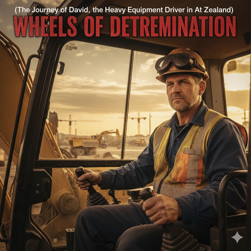 WHEELS OF DETERMINATION: The Journey of David, the Heavy Equipment Driver in New Zealand