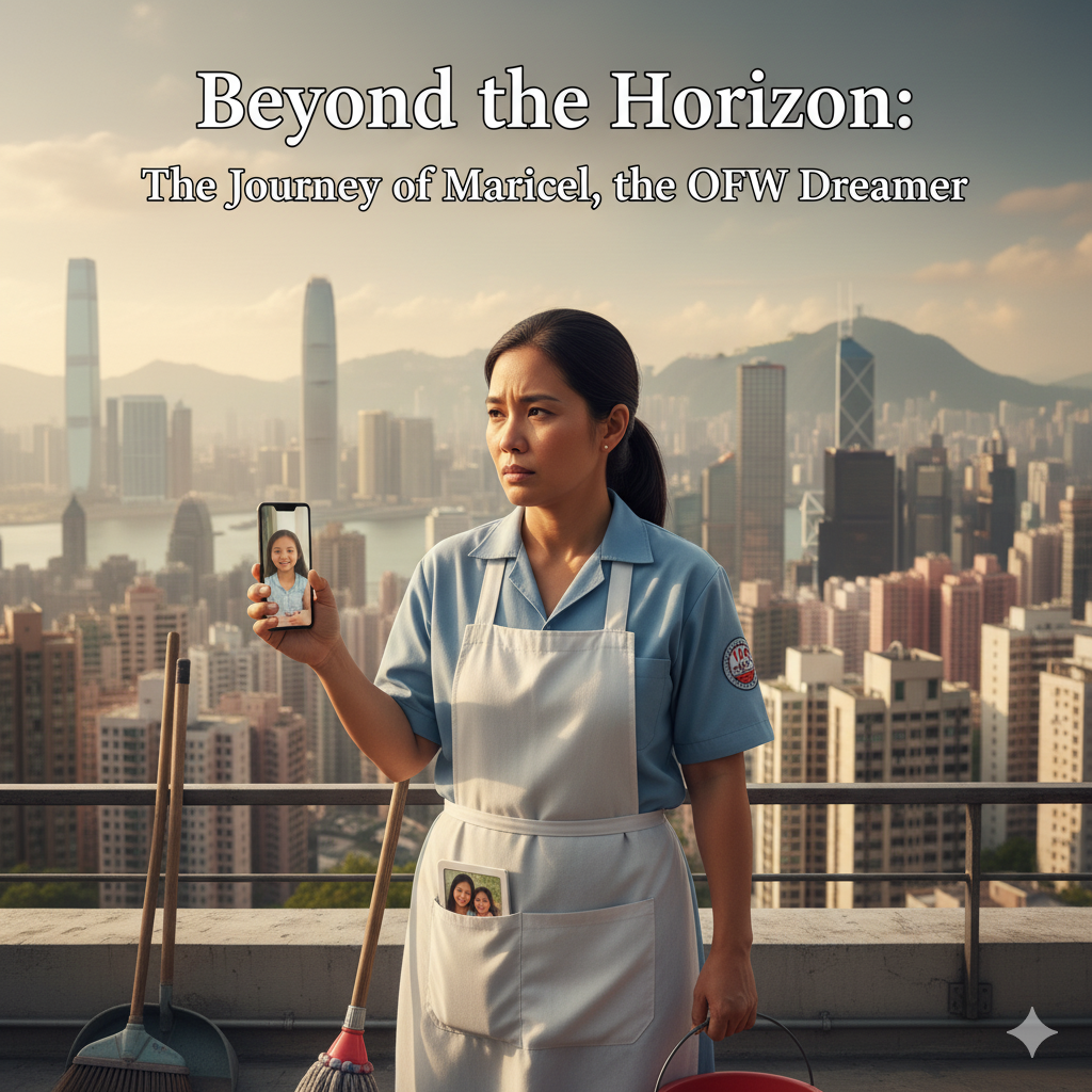 “Beyond the Horizon: The Journey of Maricel, the OFW Dreamer”