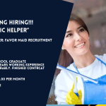 Light & Hope Overseas Placement Agency is looking for Domestic Helper’s bound to Hong Kong