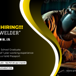 Prudential Employment Agency Inc. is looking for TITP-Welder’s bound to Japan
