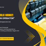 Venture Management Systems International Corporation is looking for Production Operator’s bound to Czech Republic