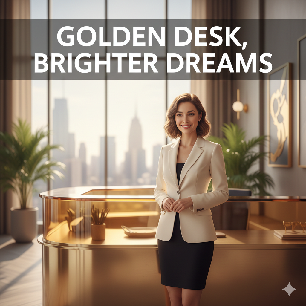 Golden Desk, Brighter Dreams: The Story of Aira, the Receptionist in Dubai